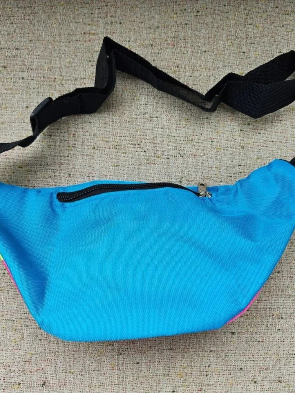 Fanny Bag Travel Bag Multi Color Waist Bag Nylon Hiking Bag Zip Pockets